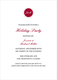 Red Circle Initials Invitations Image 8 of 12